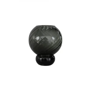 Meadow Swirl Vase Small, Grey