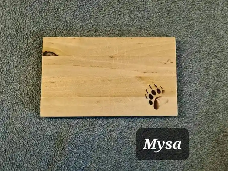 Mysa – Håndlaget skjærefjøl