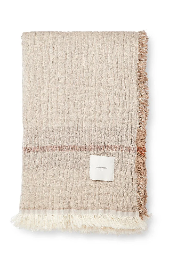 Compliments Loire Plaid 130x180 cm - Sand - Image 2