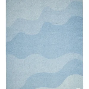 Compliments Waves Plaid 140x200 cm - Mineral Blue