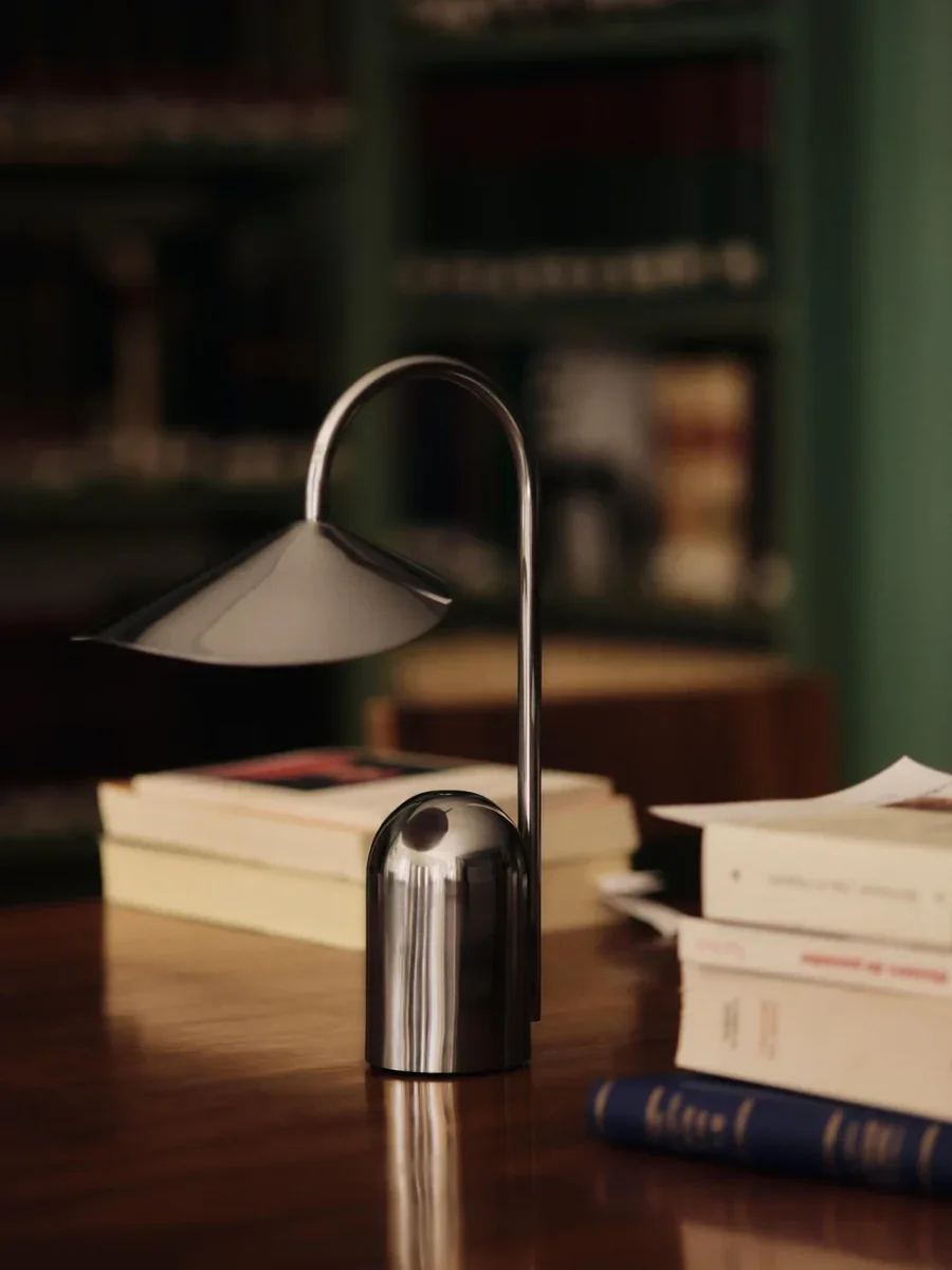 Arum Portable Lampe, stainless steel - Image 4