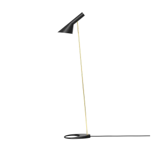 AJ Gulvlampe, sort/brass