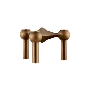 STOFF Nagel Lysestake, bronzed brass