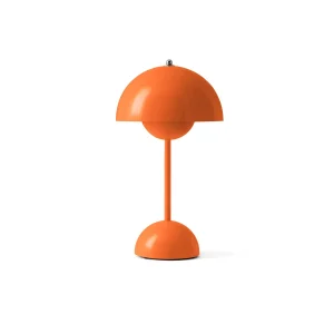 Flowerpot VP9 Oppladbar Bordlampe, zesty orange